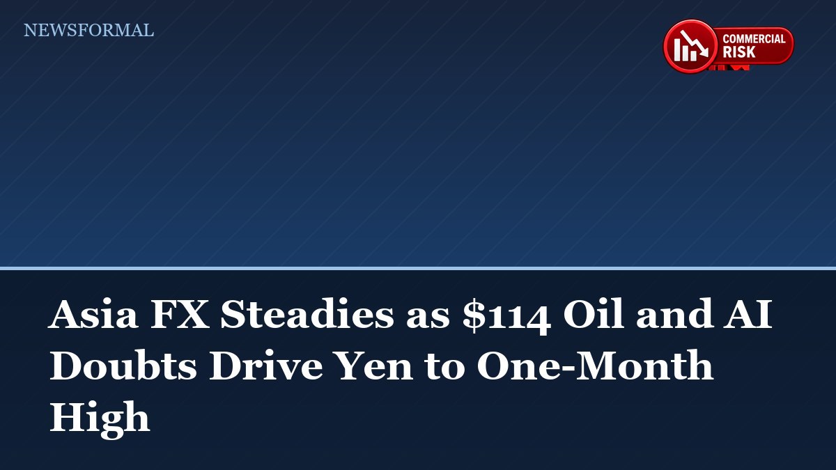 Asia FX Steadies as $114 Oil and AI Doubts Drive Yen to One-Month High