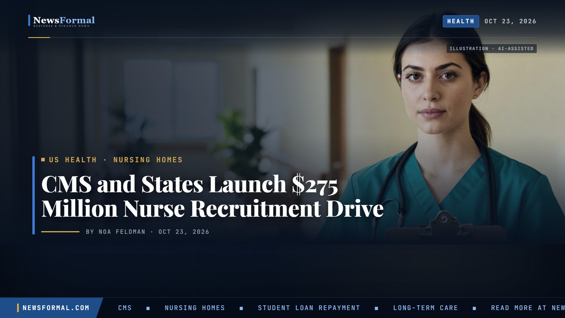 CMS and States Launch $275 Million Nurse Recruitment Drive for Nursing Homes