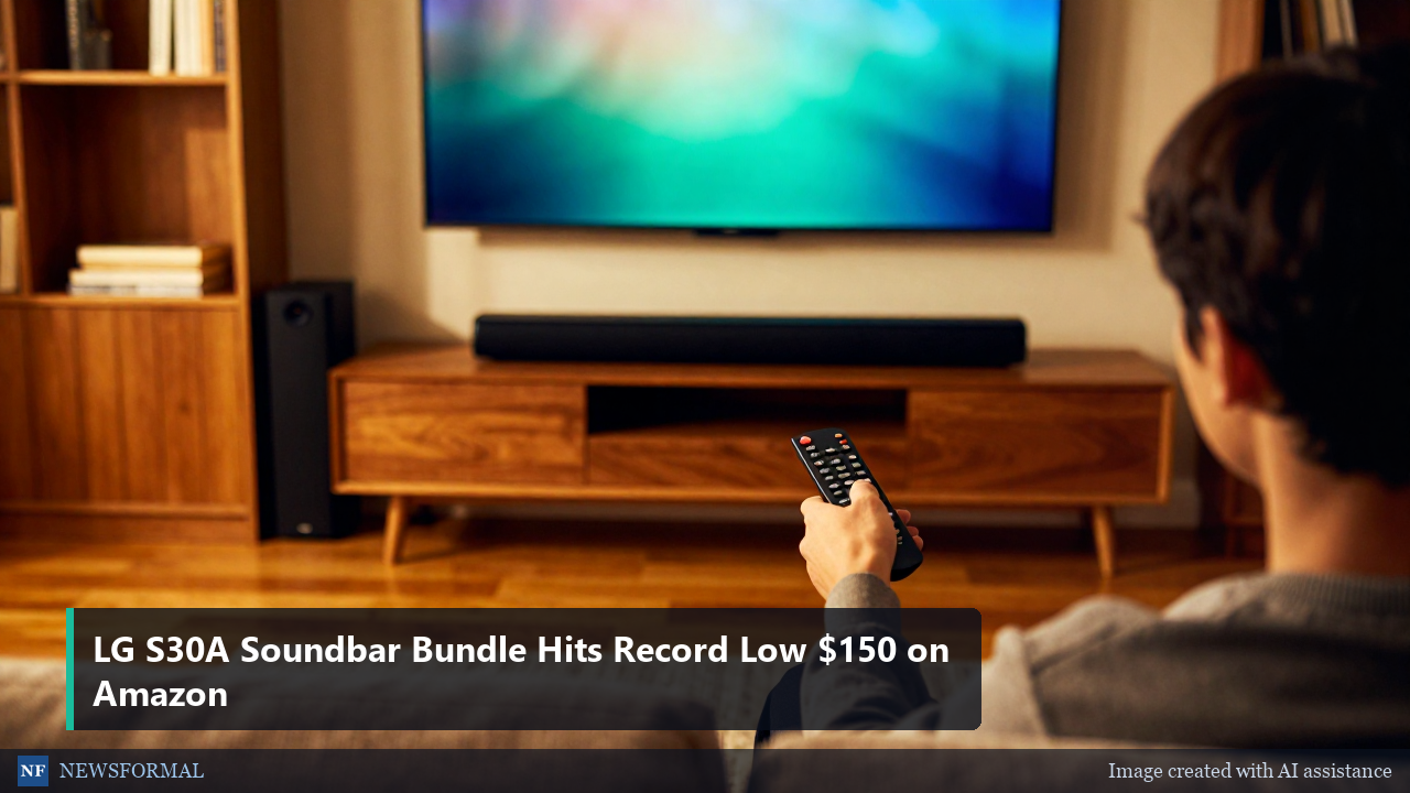 LG S30A Soundbar Bundle Hits Record Low $150 on Amazon