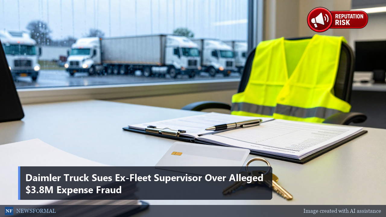 Daimler Truck Sues Ex-Fleet Supervisor Over Alleged $3.8M Expense Fraud