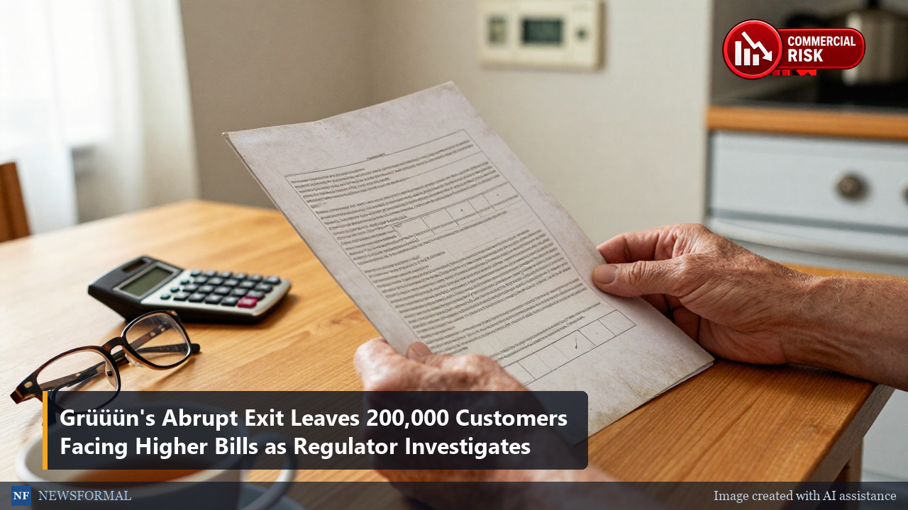 Grüüün's Abrupt Exit Leaves 200,000 Customers Facing Higher Bills as Regulator Investigates