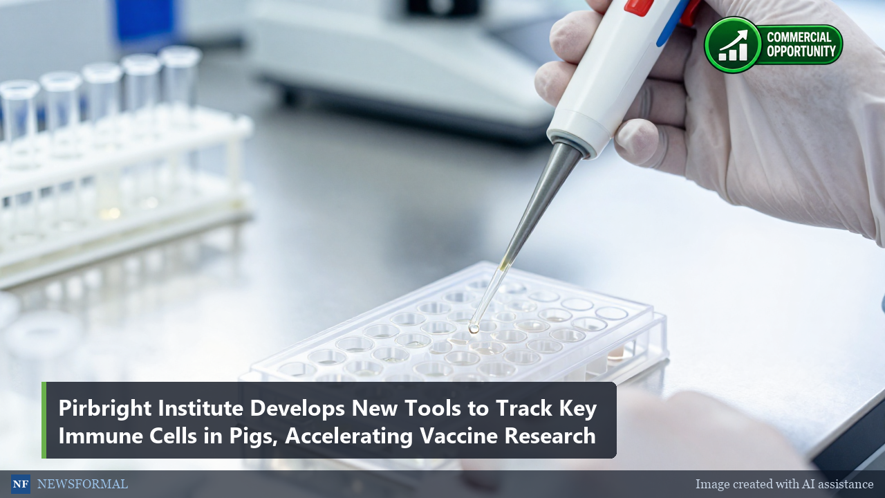 Pirbright Institute Develops New Tools to Track Key Immune Cells in Pigs, Accelerating Vaccine Research