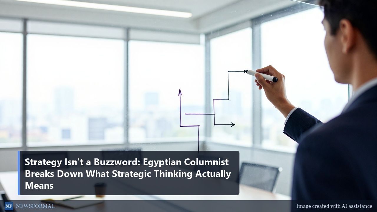 Strategy Isn't a Buzzword: Egyptian Columnist Breaks Down What Strategic Thinking Actually Means