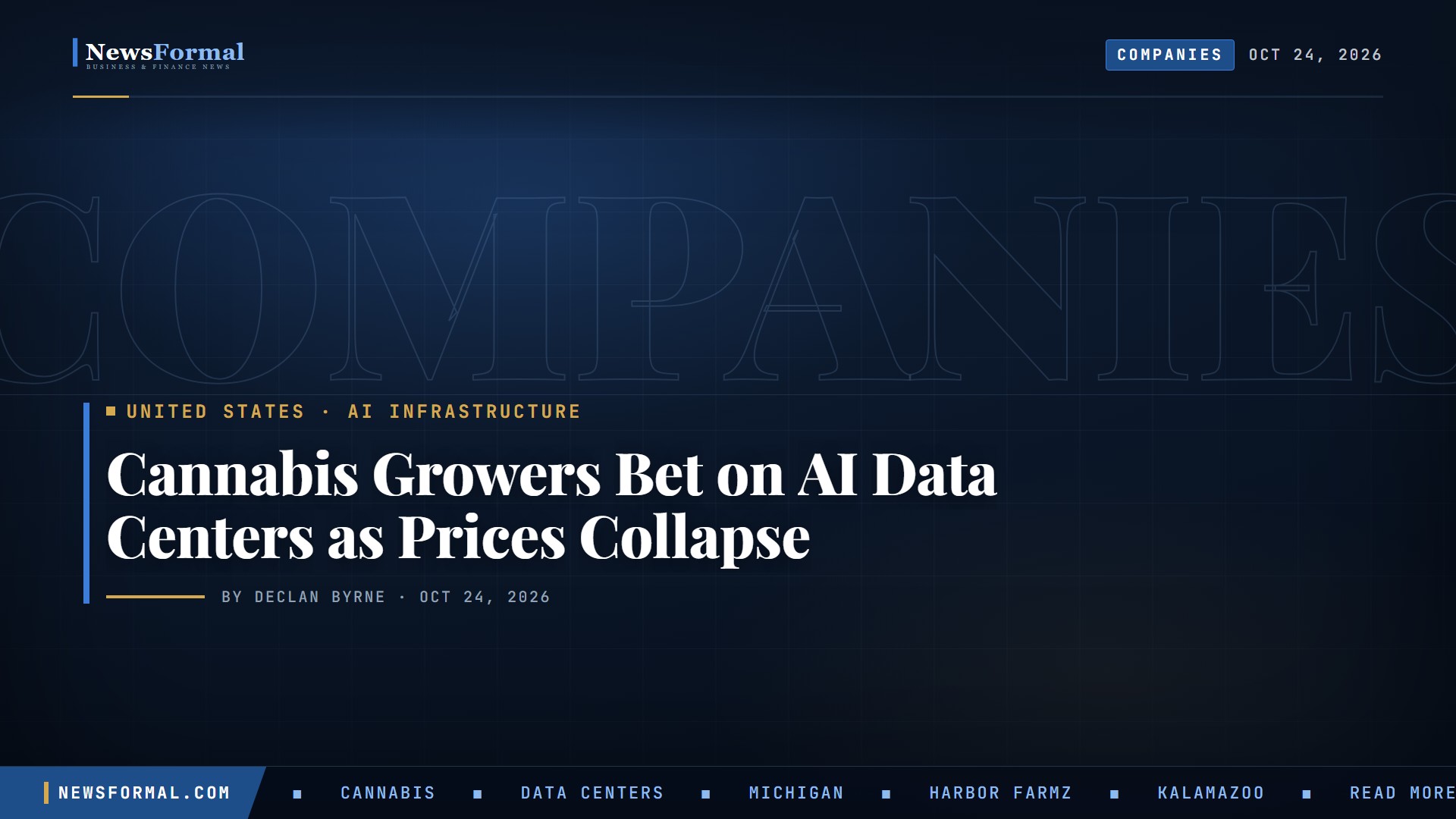 Cannabis Growers Bet on AI Data Centers as Prices Collapse — and Hit a Wall