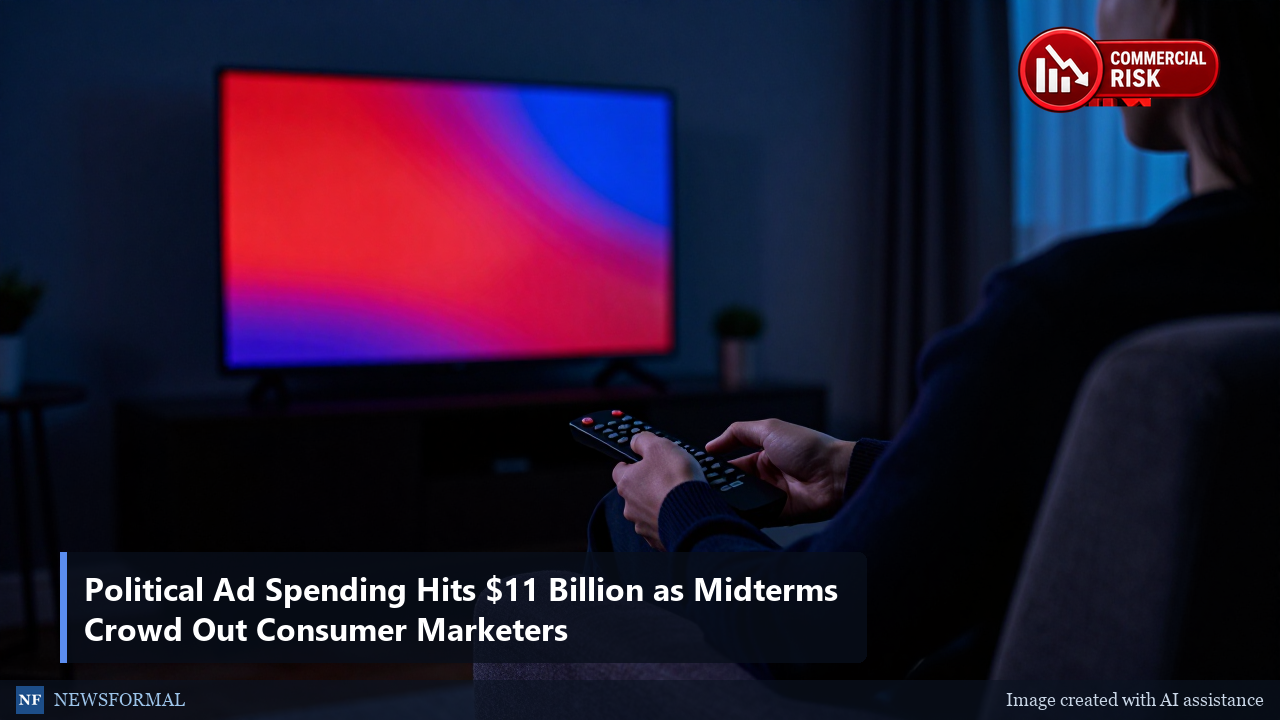 Political Ad Spending Hits $11 Billion as Midterms Crowd Out Consumer Marketers