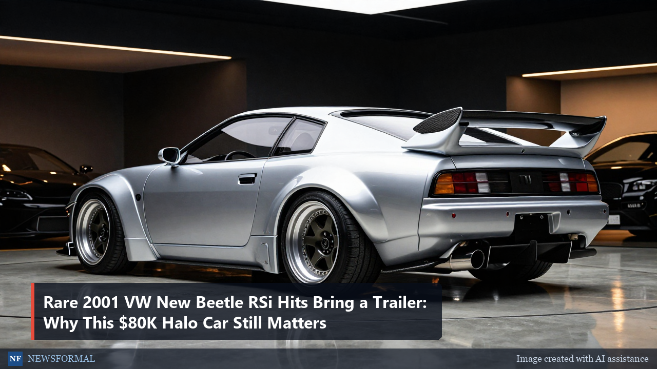 Rare 2001 VW New Beetle RSi Hits Bring a Trailer: Why This $80K Halo Car Still Matters