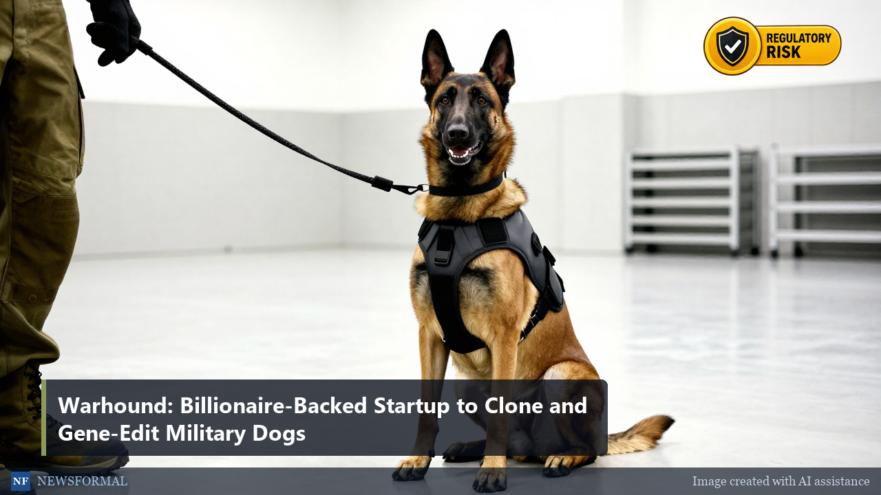 Warhound: Billionaire-Backed Startup to Clone and Gene-Edit Military Dogs