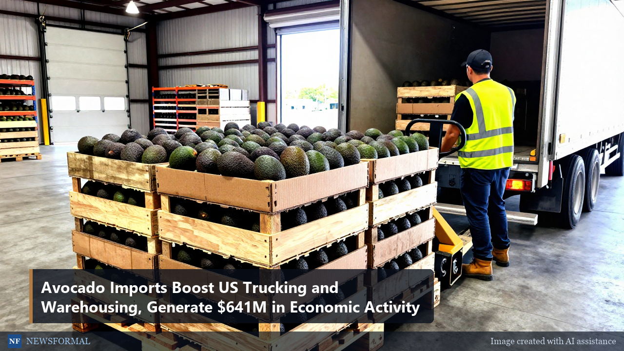 Avocado Imports Boost US Trucking and Warehousing, Generate $641M in Economic Activity