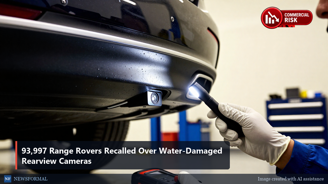 93,997 Range Rovers Recalled Over Water-Damaged Rearview Cameras