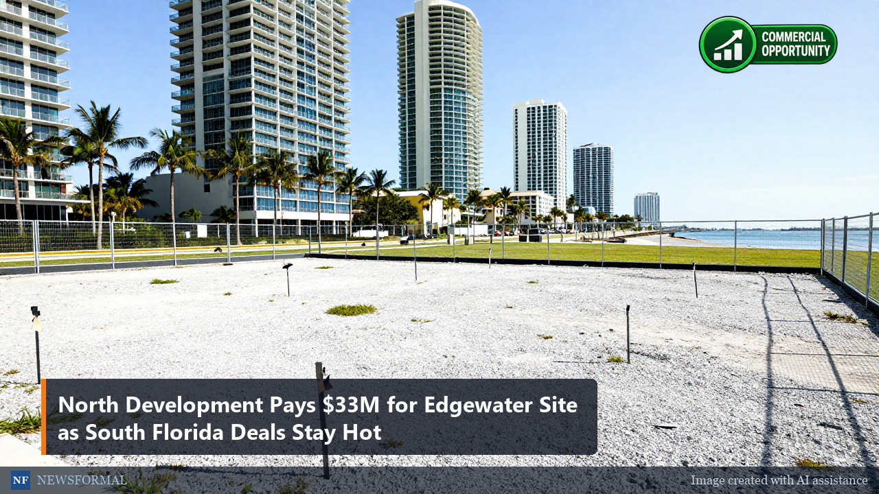 North Development Pays $33M for Edgewater Site as South Florida Deals Stay Hot