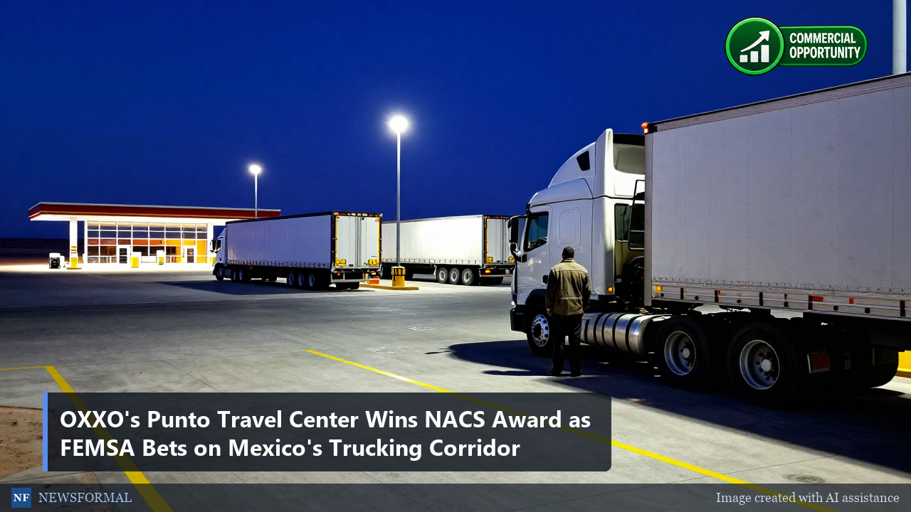 OXXO's Punto Travel Center Wins NACS Award as FEMSA Bets on Mexico's Trucking Corridor