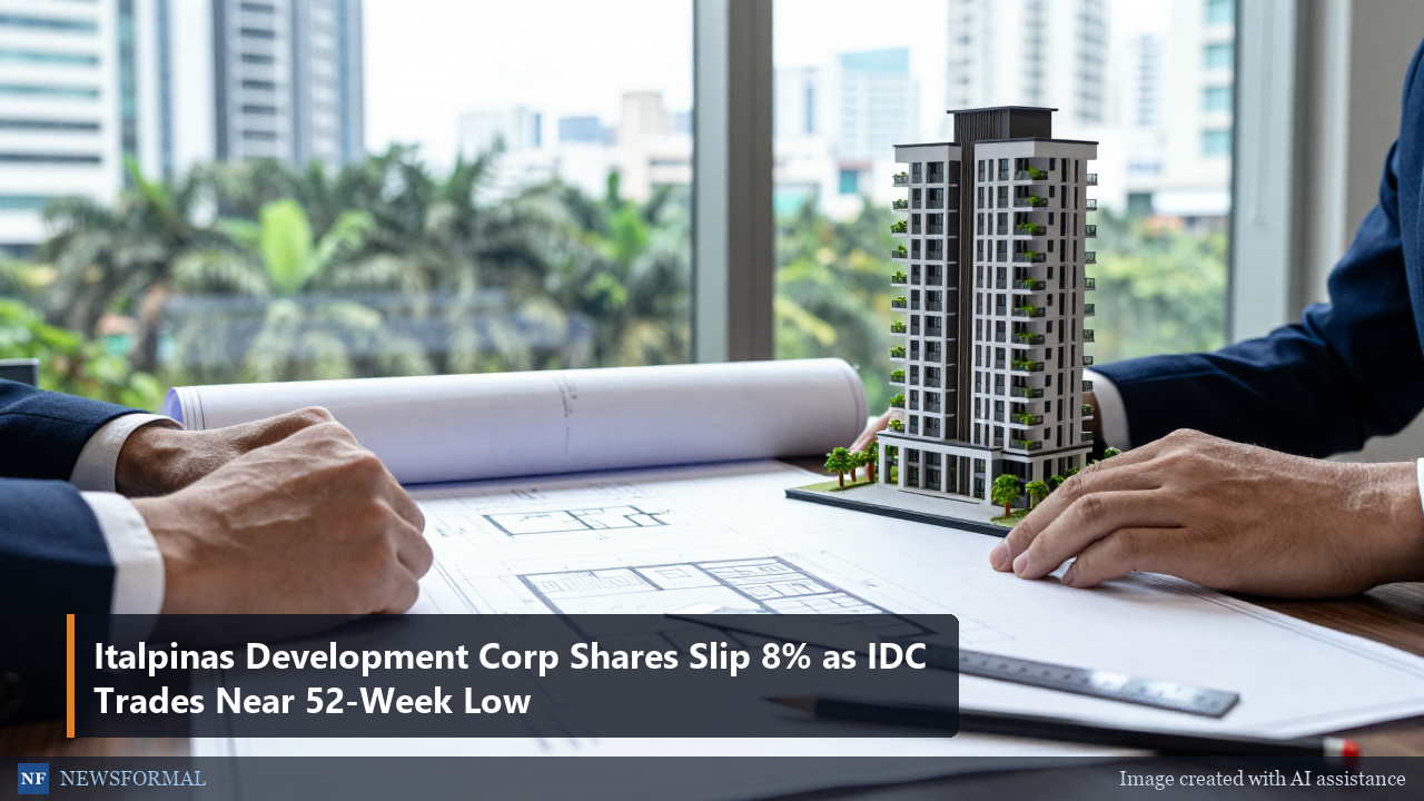 Italpinas Development Corp Shares Slip 8% as IDC Trades Near 52-Week Low