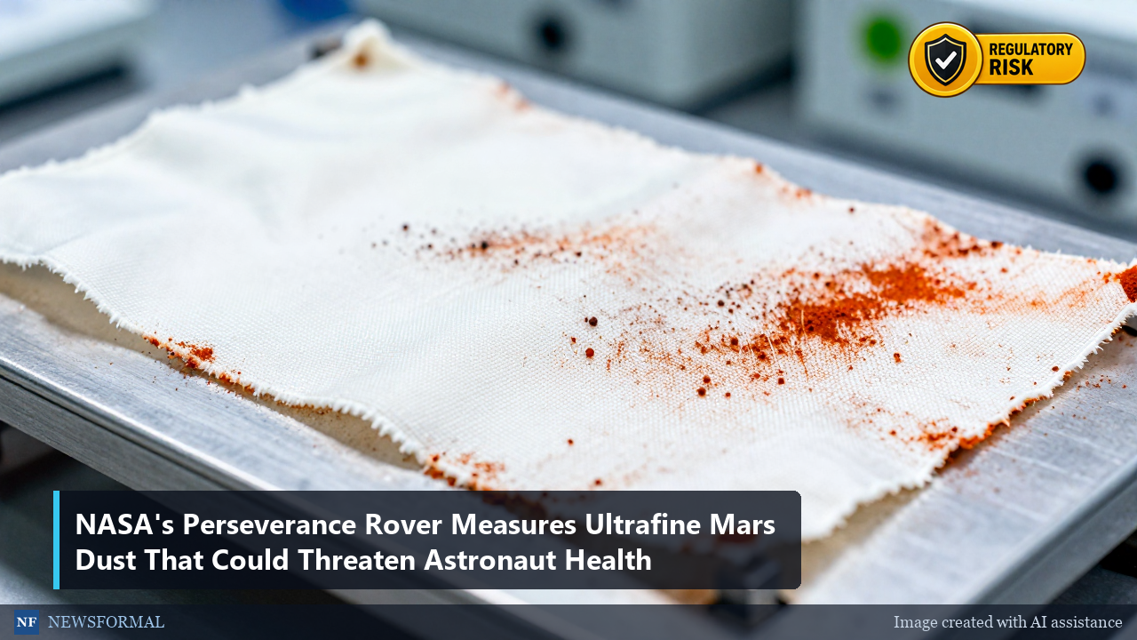NASA's Perseverance Rover Measures Ultrafine Mars Dust That Could Threaten Astronaut Health