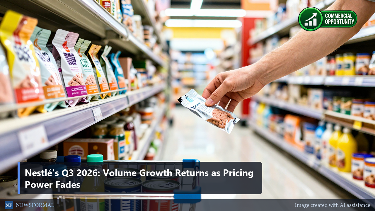 Nestlé's Q3 2026: Volume Growth Returns as Pricing Power Fades