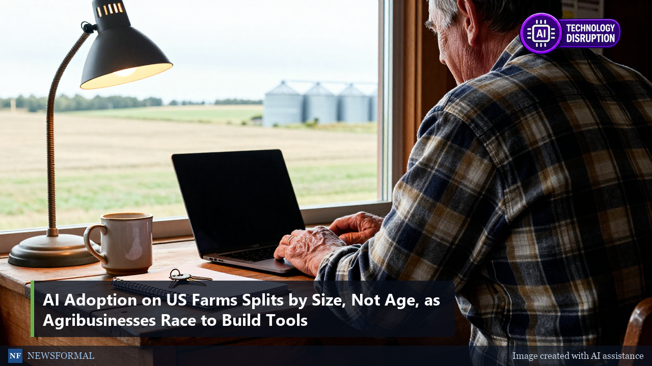AI Adoption on US Farms Splits by Size, Not Age, as Agribusinesses Race to Build Tools