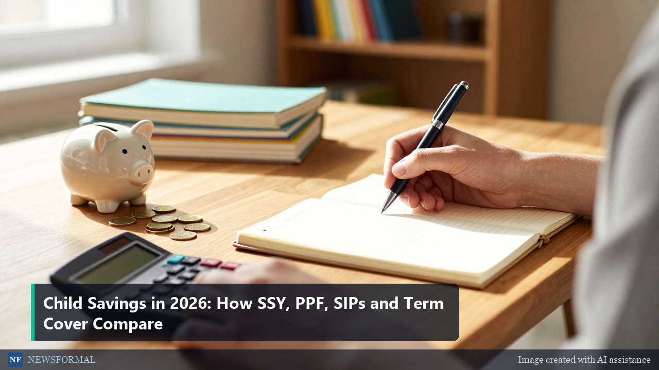 Child Savings in 2026: How SSY, PPF, SIPs and Term Cover Compare