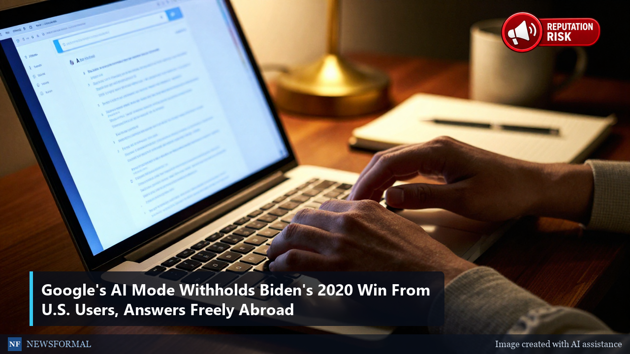 Google's AI Mode Withholds Biden's 2020 Win From U.S. Users, Answers Freely Abroad