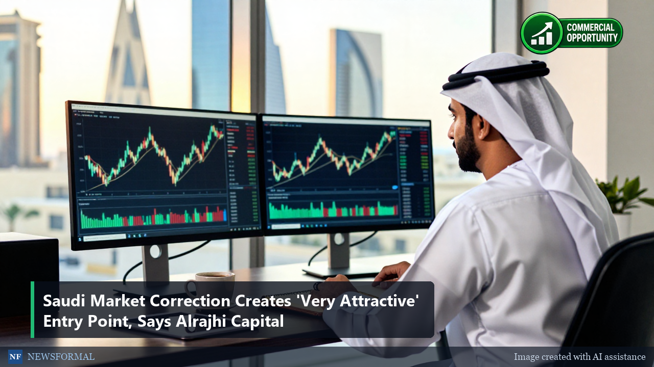 Saudi Market Correction Creates 'Very Attractive' Entry Point, Says Alrajhi Capital