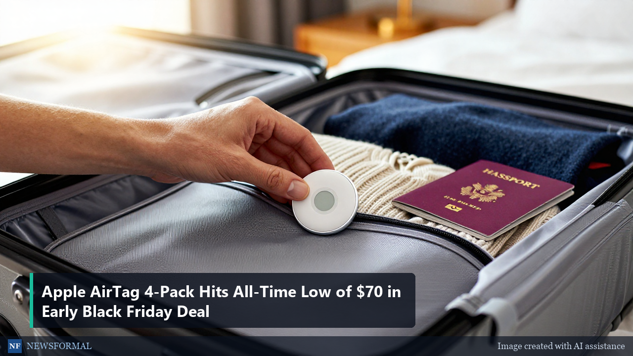 Apple AirTag 4-Pack Hits All-Time Low of $70 in Early Black Friday Deal