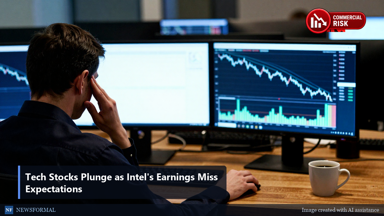Tech Stocks Plunge as Intel's Earnings Miss Expectations